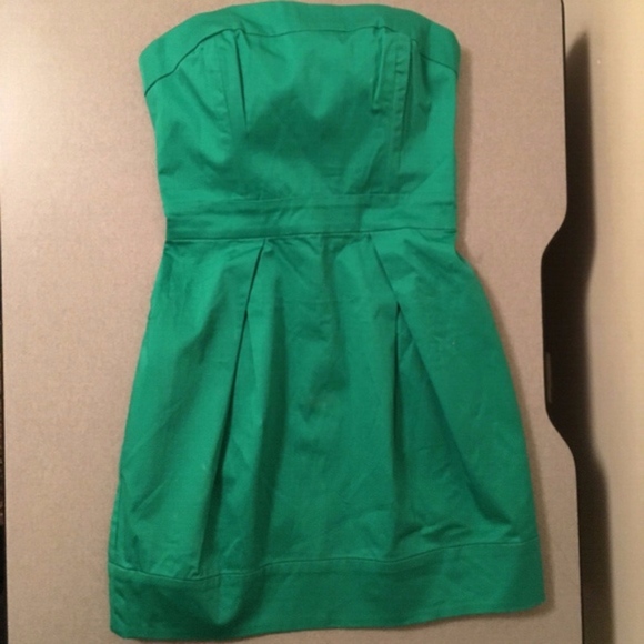 NWT✨ French Connection Strapless Green Midi Dress Size 2 - Picture 5 of 8
